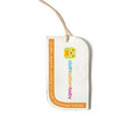 Seed Paper Product Tag (Curved)